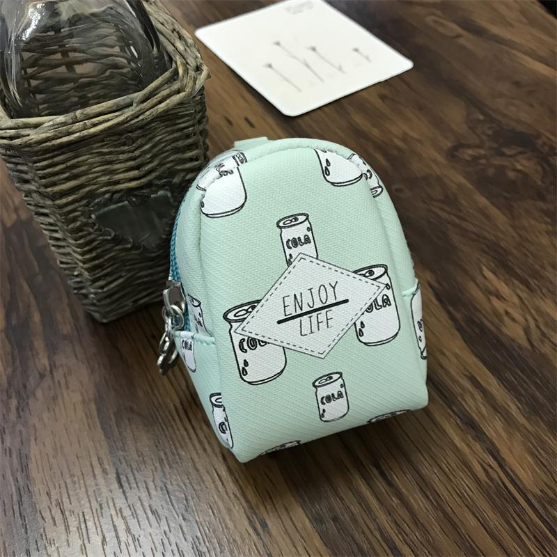 Wholesale Cute PU Zero Wallet Keychains